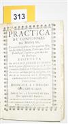 (MEXICO--1708.) Borda, Andrés. Practica de confessores de monjas, en que se explican los quatro votos de obediencia, pobreza,